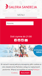 Mobile Screenshot of galeria-sandecja.pl